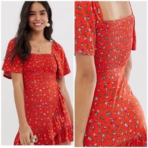 ASOS Design Floral Mini Dress S